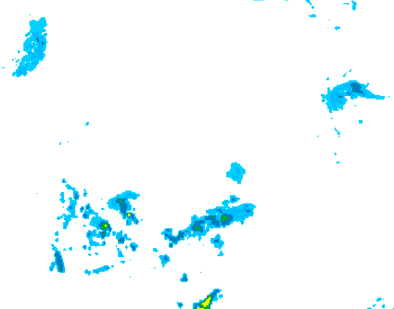 GDPS precipitation 156 hour forecast chart for Canada based on 2026/04/06 1200Z data