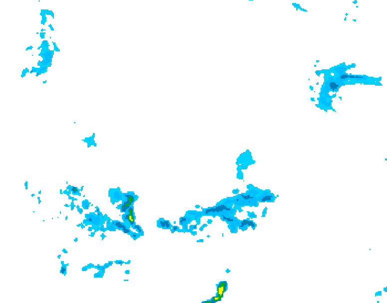GDPS precipitation 162 hour forecast chart for Canada based on 2026/04/06 1200Z data
