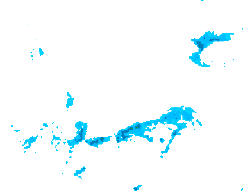 GDPS precipitation 174 hour forecast chart for Canada based on 2026/04/06 1200Z data