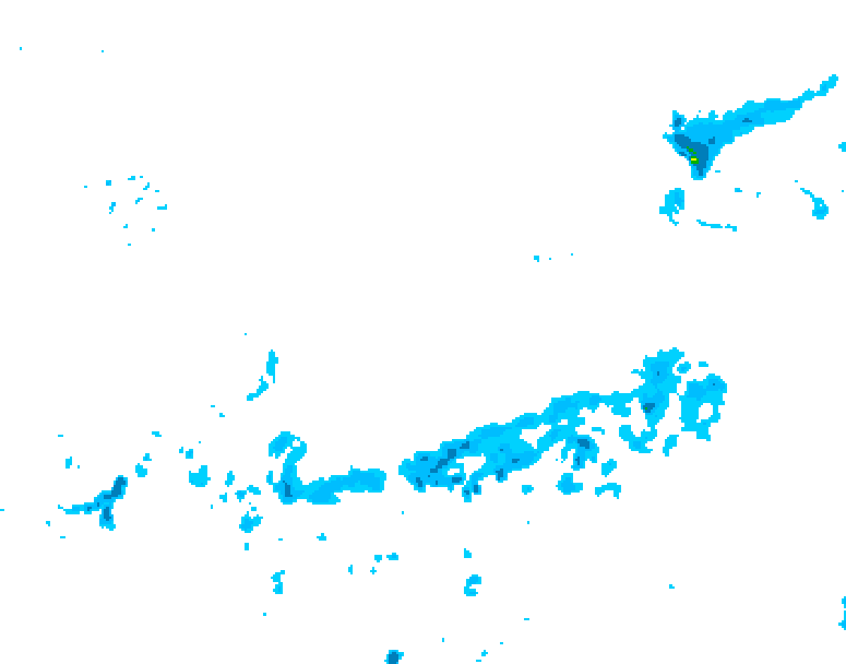 GDPS precipitation 180 hour forecast chart for Canada based on 2026/04/06 1200Z data