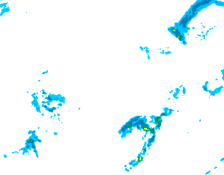 GDPS precipitation 204 hour forecast chart for Canada based on 2026/04/06 1200Z data