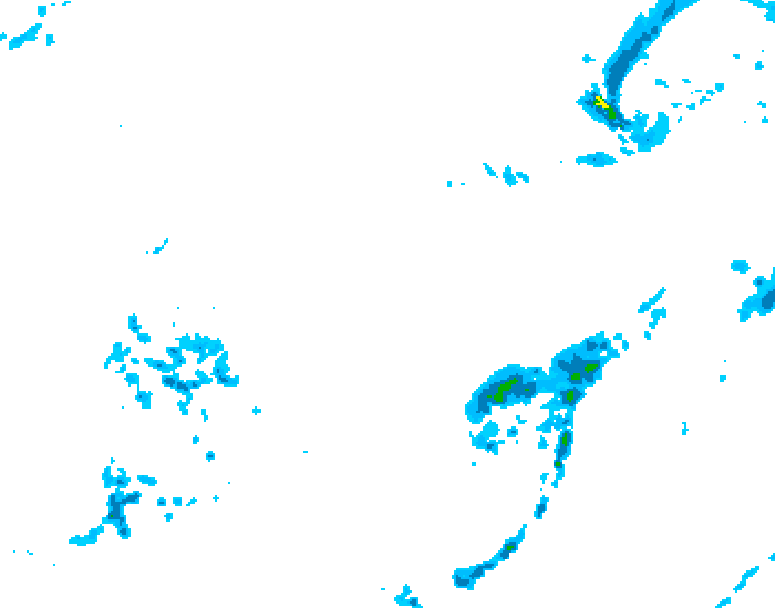 GDPS precipitation 210 hour forecast chart for Canada based on 2026/04/06 1200Z data