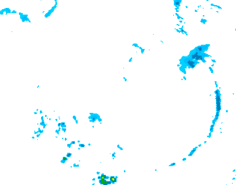 GDPS precipitation 234 hour forecast chart for Canada based on 2026/04/06 1200Z data