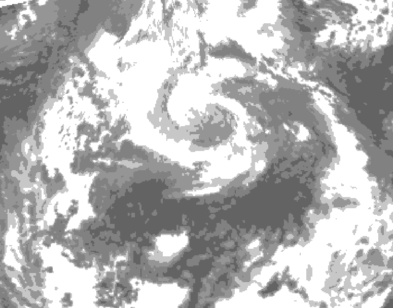 GDPS total cloud 180 hour forecast chart for Canada based on 2026/04/06 0000Z data