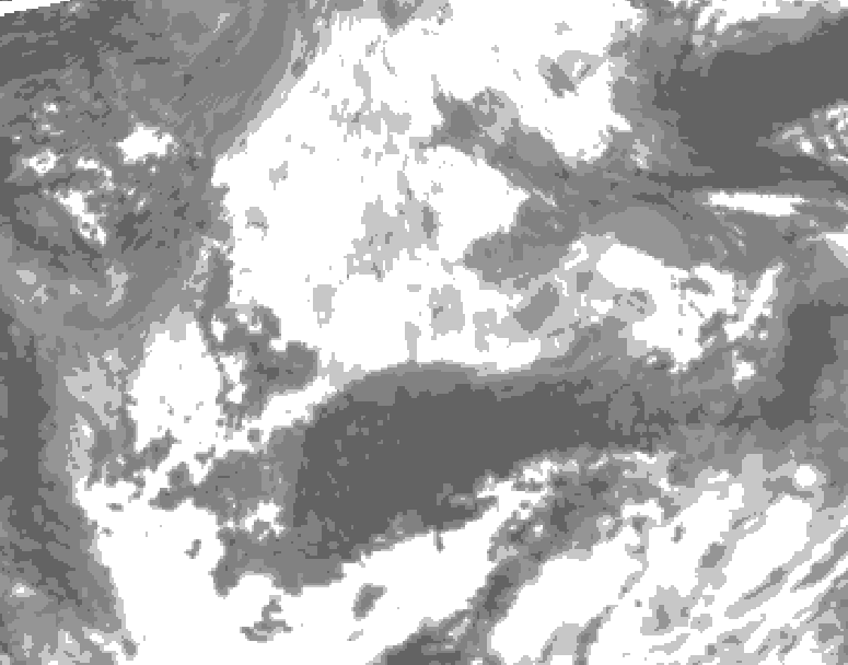 GDPS total cloud 204 hour forecast chart for Canada based on 2026/04/06 0000Z data