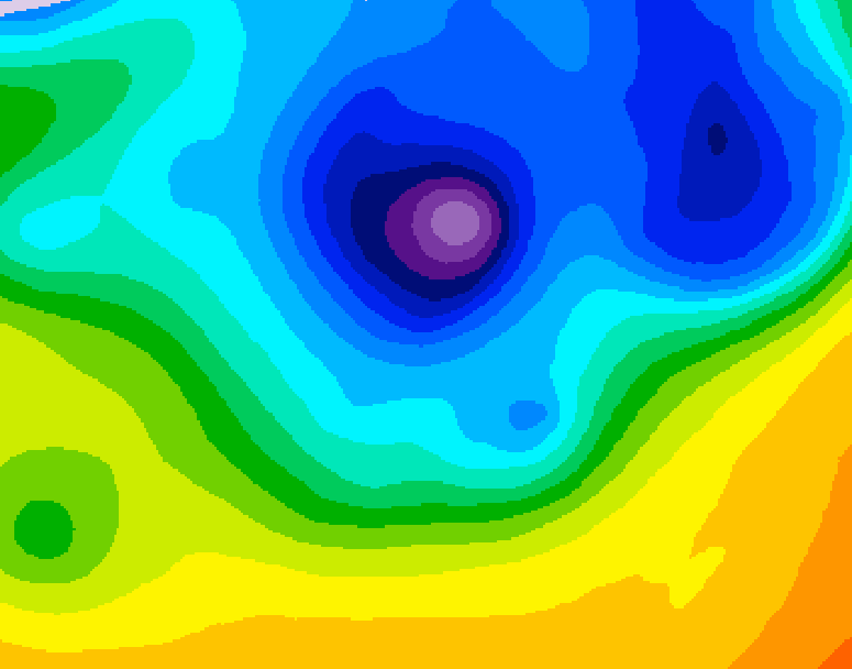 GDPS 500 millibar geopotential height 066 hour forecast chart for Canada based on 2026/04/07 0000Z data