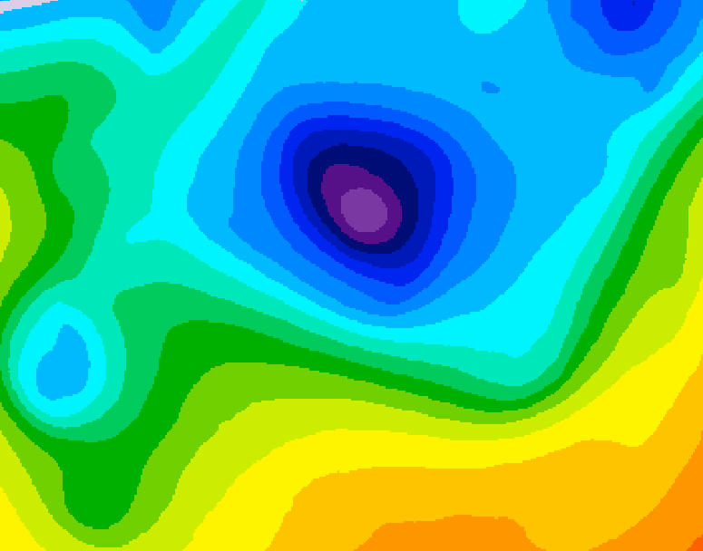 GDPS 500 millibar geopotential height 108 hour forecast chart for Canada based on 2026/04/07 0000Z data