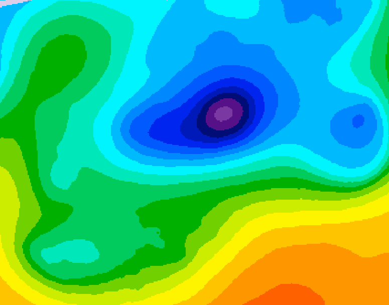 GDPS 500 millibar geopotential height 144 hour forecast chart for Canada based on 2026/04/07 0000Z data