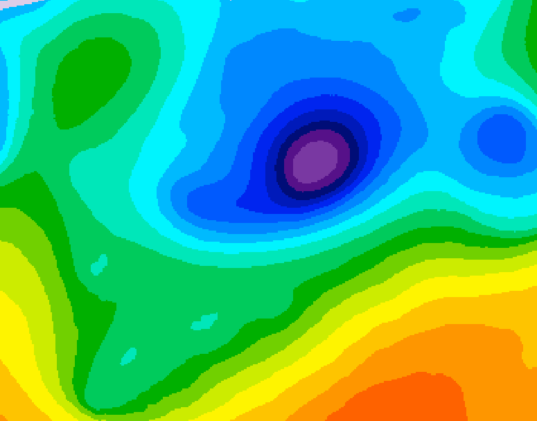 GDPS 500 millibar geopotential height 156 hour forecast chart for Canada based on 2026/04/07 0000Z data