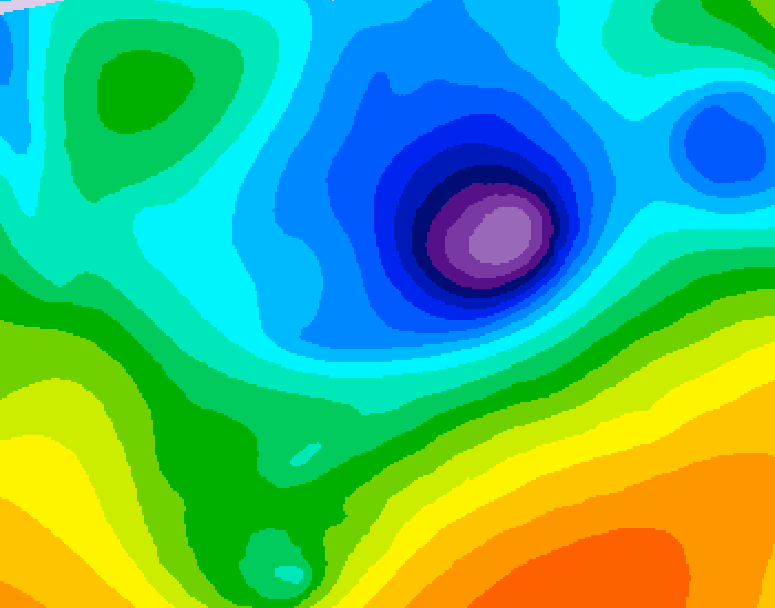 GDPS 500 millibar geopotential height 174 hour forecast chart for Canada based on 2026/04/07 0000Z data