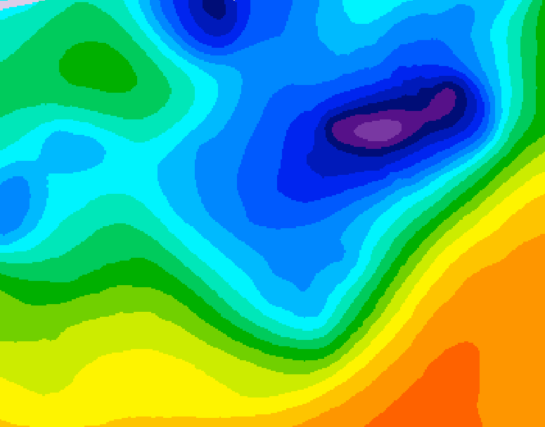 GDPS 500 millibar geopotential height 210 hour forecast chart for Canada based on 2026/04/07 0000Z data