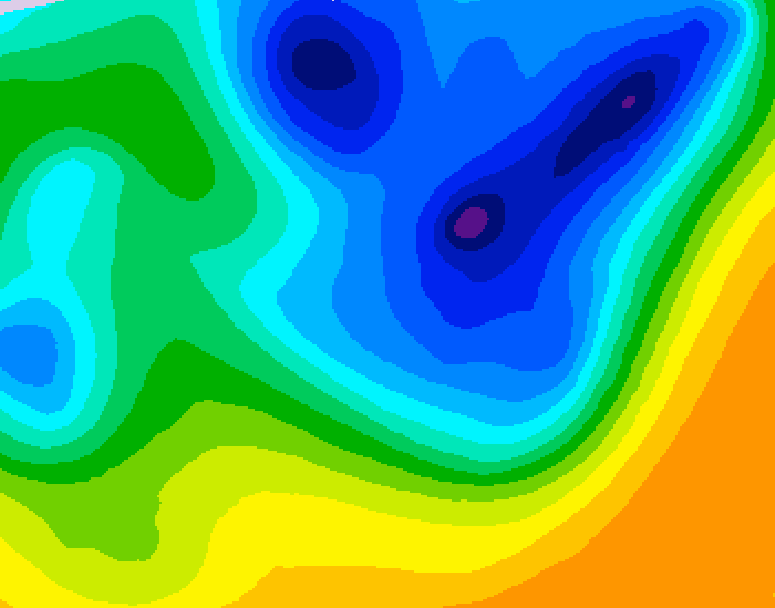 GDPS 500 millibar geopotential height 228 hour forecast chart for Canada based on 2026/04/07 0000Z data