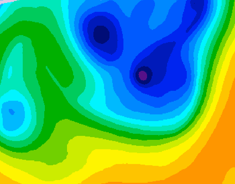GDPS 500 millibar geopotential height 240 hour forecast chart for Canada based on 2026/04/07 0000Z data