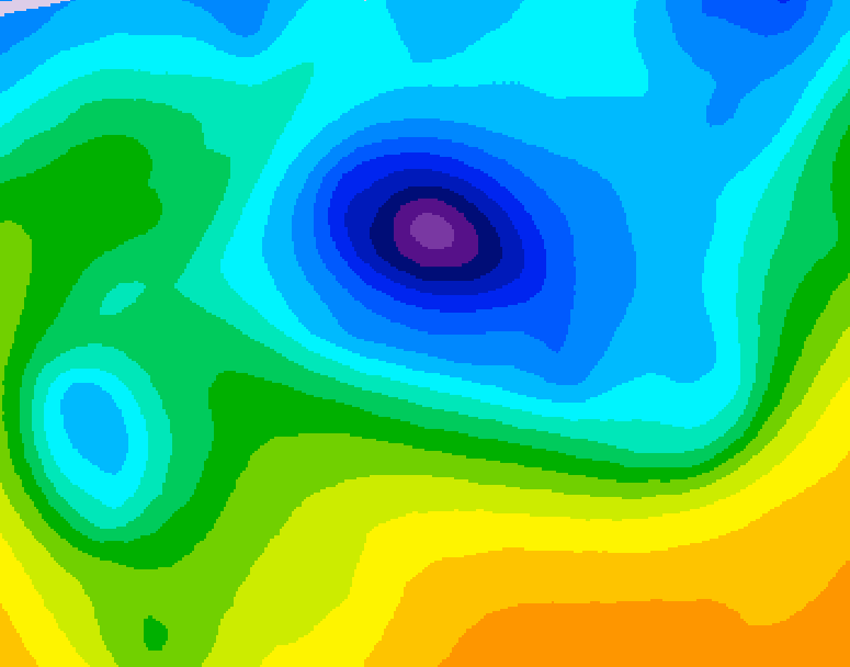 GDPS 500 millibar geopotential height 108 hour forecast chart for Canada based on 2026/04/07 1200Z data