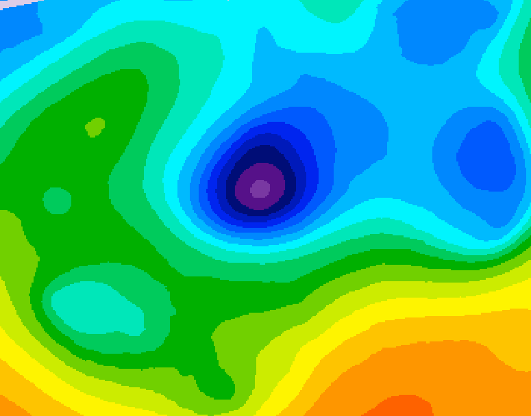 GDPS 500 millibar geopotential height 138 hour forecast chart for Canada based on 2026/04/07 1200Z data