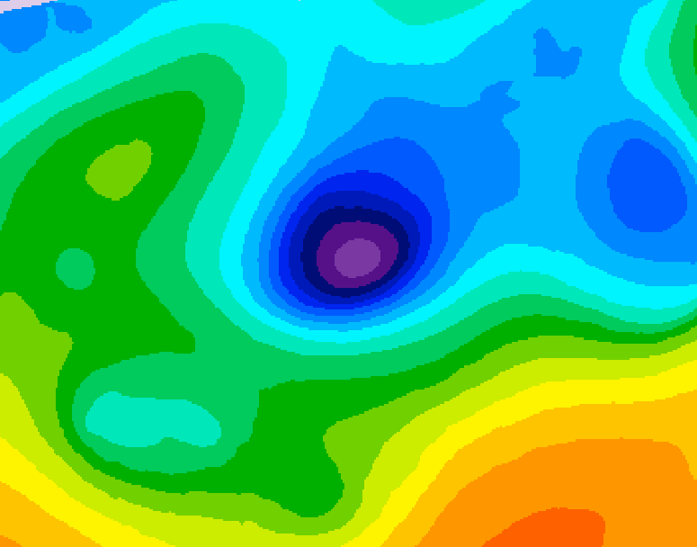 GDPS 500 millibar geopotential height 144 hour forecast chart for Canada based on 2026/04/07 1200Z data