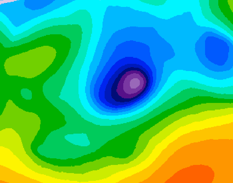 GDPS 500 millibar geopotential height 156 hour forecast chart for Canada based on 2026/04/07 1200Z data