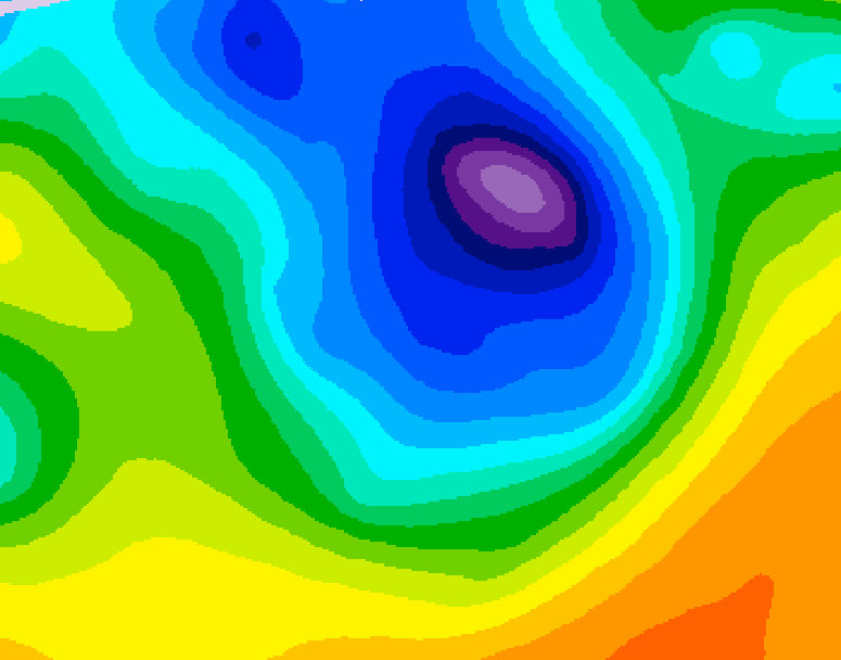 GDPS 500 millibar geopotential height 204 hour forecast chart for Canada based on 2026/04/07 1200Z data