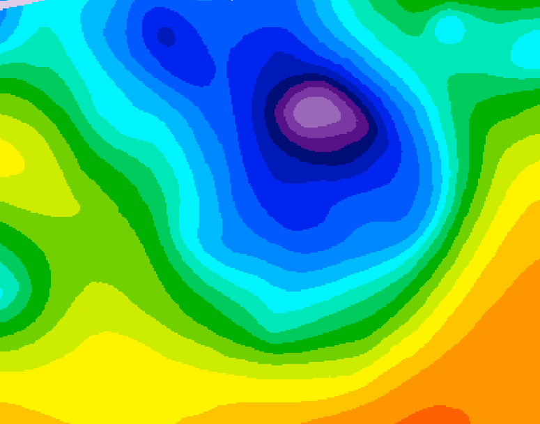 GDPS 500 millibar geopotential height 210 hour forecast chart for Canada based on 2026/04/07 1200Z data