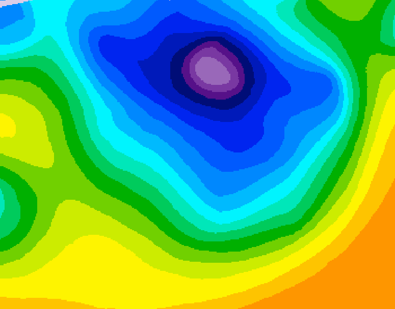 GDPS 500 millibar geopotential height 228 hour forecast chart for Canada based on 2026/04/07 1200Z data