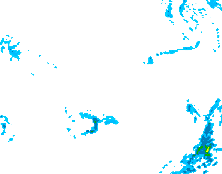 GDPS precipitation 030 hour forecast chart for Canada based on 2026/04/07 0000Z data