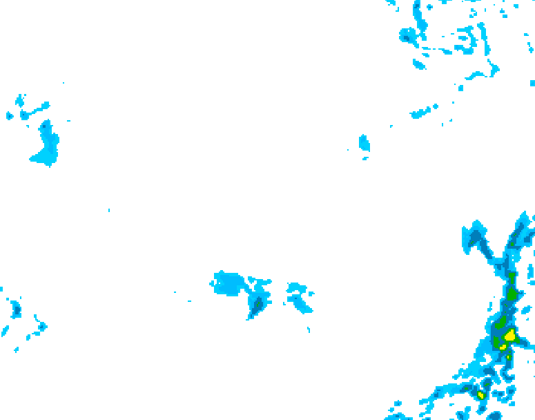 GDPS precipitation 036 hour forecast chart for Canada based on 2026/04/07 0000Z data