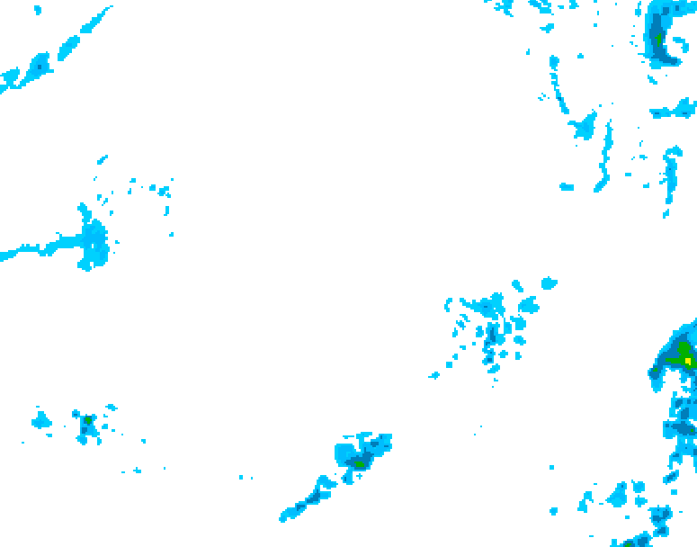 GDPS precipitation 072 hour forecast chart for Canada based on 2026/04/07 0000Z data