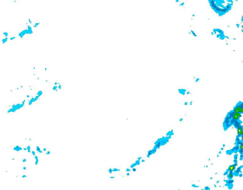 GDPS precipitation 084 hour forecast chart for Canada based on 2026/04/07 0000Z data