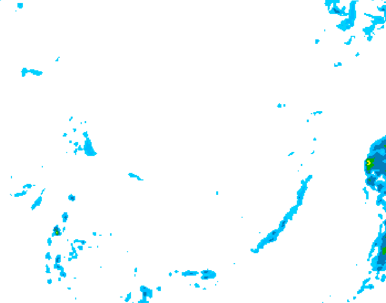 GDPS precipitation 096 hour forecast chart for Canada based on 2026/04/07 0000Z data