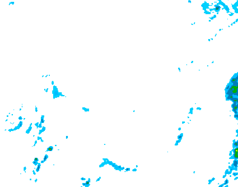 GDPS precipitation 102 hour forecast chart for Canada based on 2026/04/07 0000Z data
