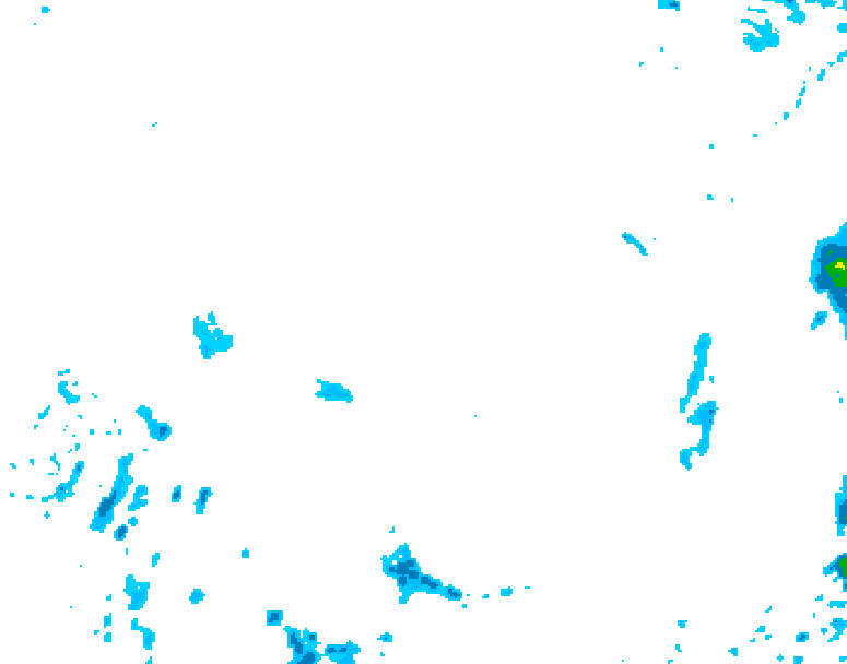 GDPS precipitation 108 hour forecast chart for Canada based on 2026/04/07 0000Z data