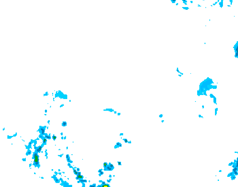GDPS precipitation 120 hour forecast chart for Canada based on 2026/04/07 0000Z data