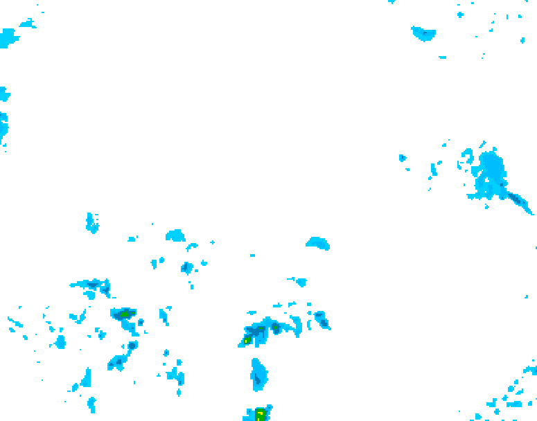 GDPS precipitation 132 hour forecast chart for Canada based on 2026/04/07 0000Z data