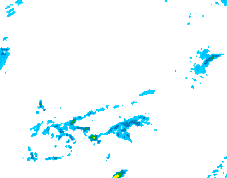 GDPS precipitation 144 hour forecast chart for Canada based on 2026/04/07 0000Z data