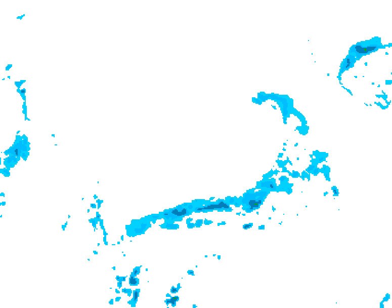 GDPS precipitation 168 hour forecast chart for Canada based on 2026/04/07 0000Z data