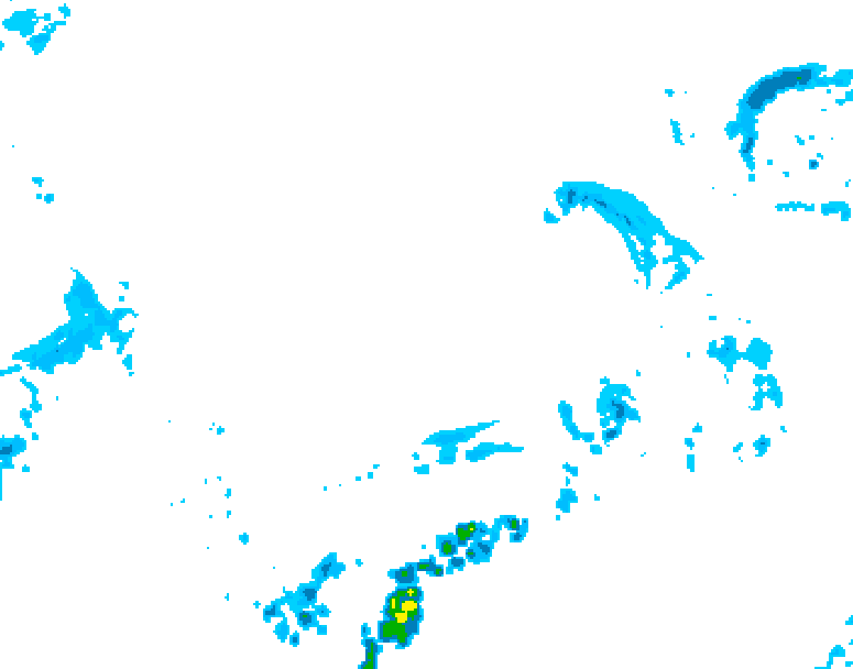 GDPS precipitation 174 hour forecast chart for Canada based on 2026/04/07 0000Z data
