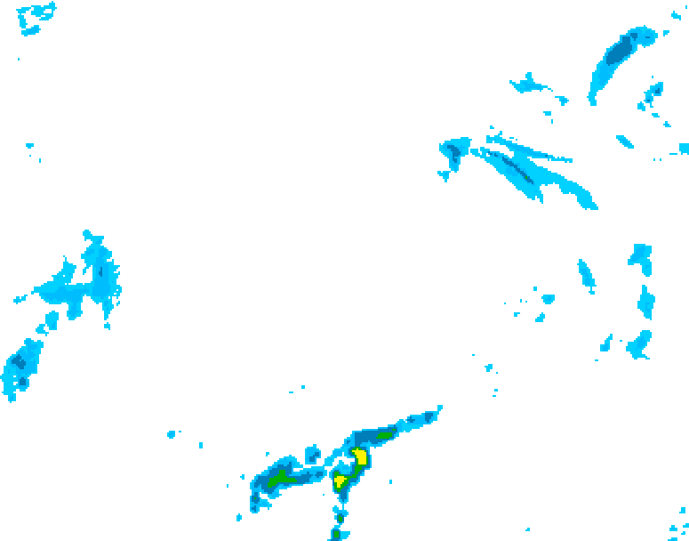 GDPS precipitation 180 hour forecast chart for Canada based on 2026/04/07 0000Z data