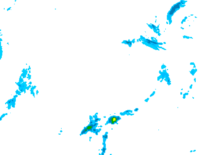 GDPS precipitation 186 hour forecast chart for Canada based on 2026/04/07 0000Z data