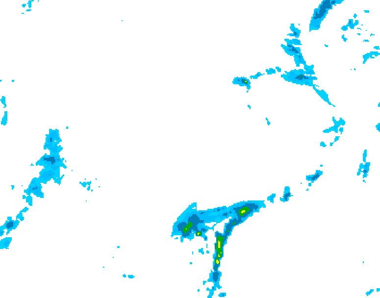 GDPS precipitation 192 hour forecast chart for Canada based on 2026/04/07 0000Z data