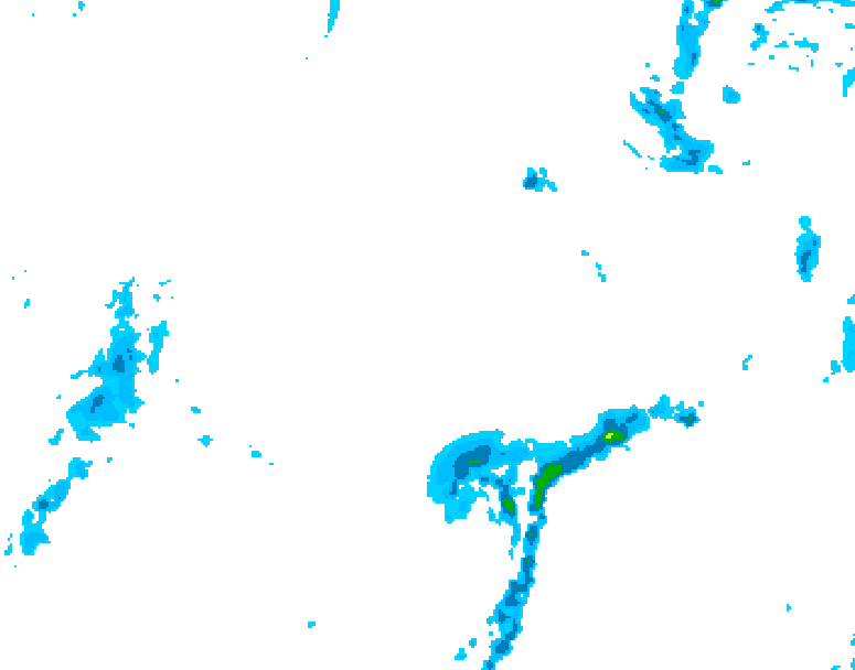 GDPS precipitation 198 hour forecast chart for Canada based on 2026/04/07 0000Z data