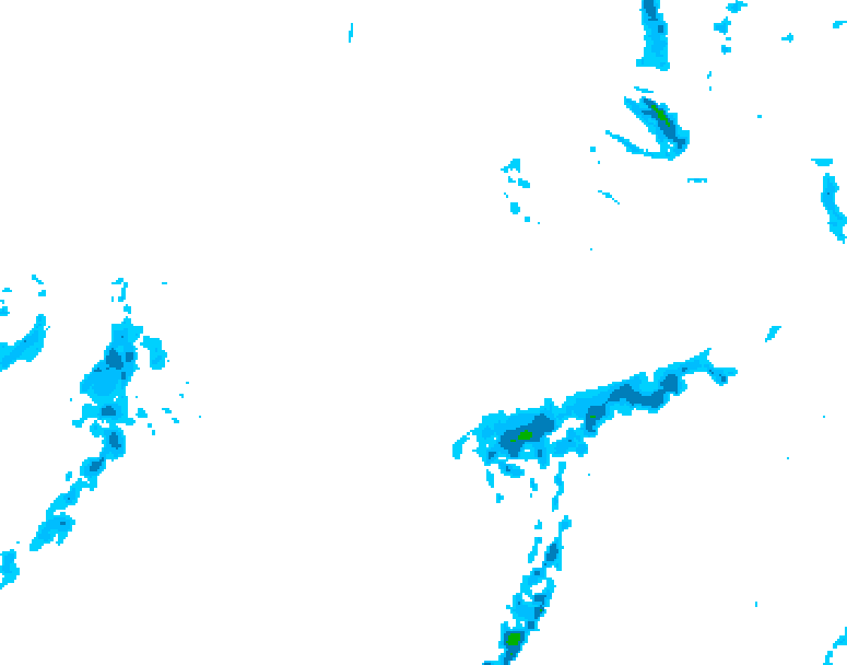 GDPS precipitation 204 hour forecast chart for Canada based on 2026/04/07 0000Z data