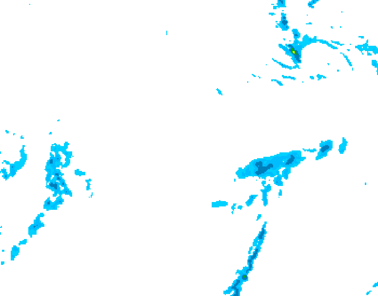 GDPS precipitation 210 hour forecast chart for Canada based on 2026/04/07 0000Z data