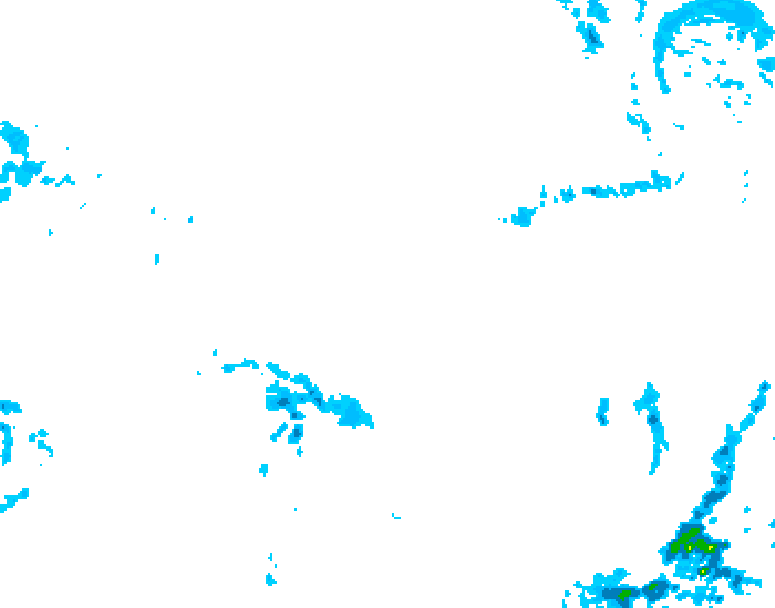 GDPS precipitation 012 hour forecast chart for Canada based on 2026/04/07 1200Z data