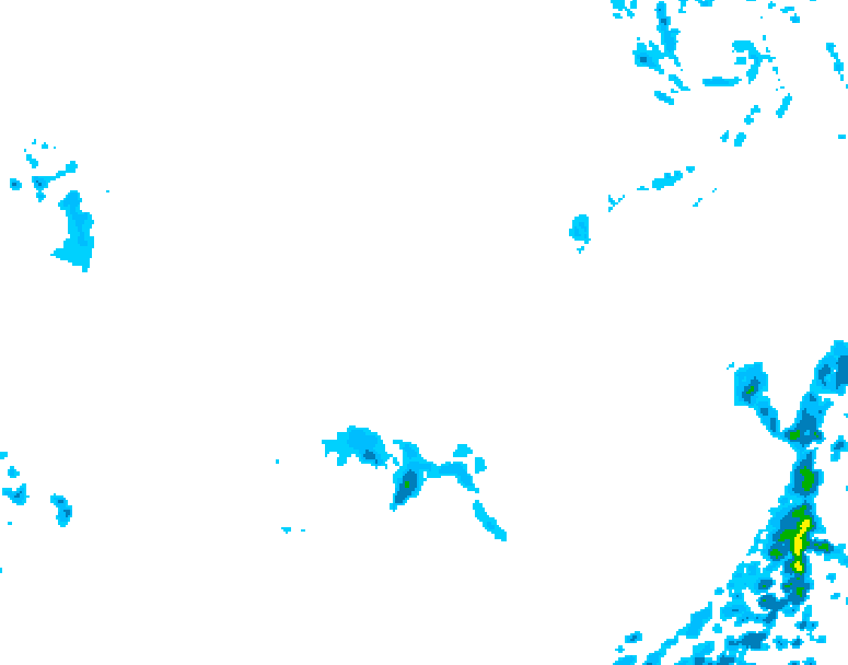 GDPS precipitation 024 hour forecast chart for Canada based on 2026/04/07 1200Z data