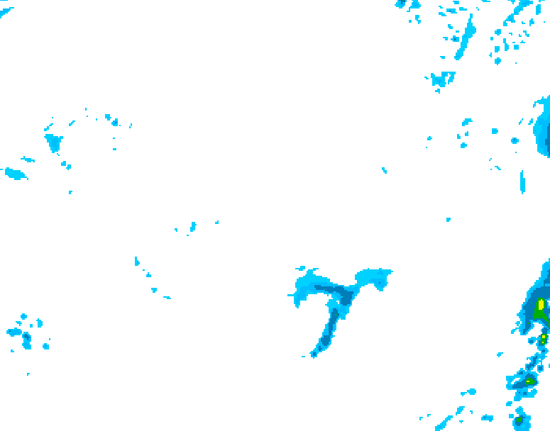 GDPS precipitation 042 hour forecast chart for Canada based on 2026/04/07 1200Z data