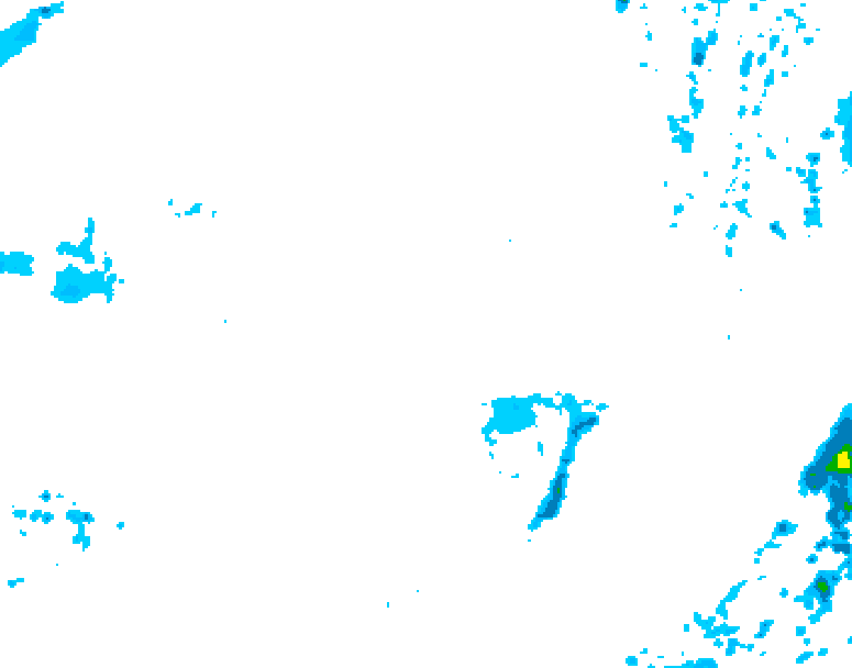 GDPS precipitation 048 hour forecast chart for Canada based on 2026/04/07 1200Z data