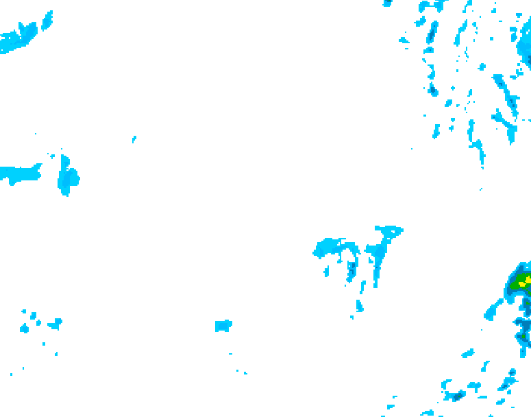 GDPS precipitation 054 hour forecast chart for Canada based on 2026/04/07 1200Z data