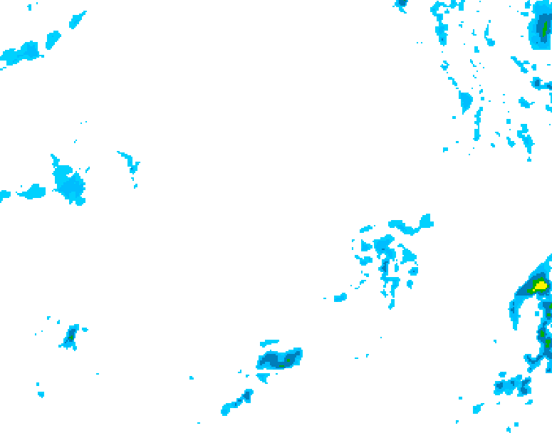 GDPS precipitation 060 hour forecast chart for Canada based on 2026/04/07 1200Z data
