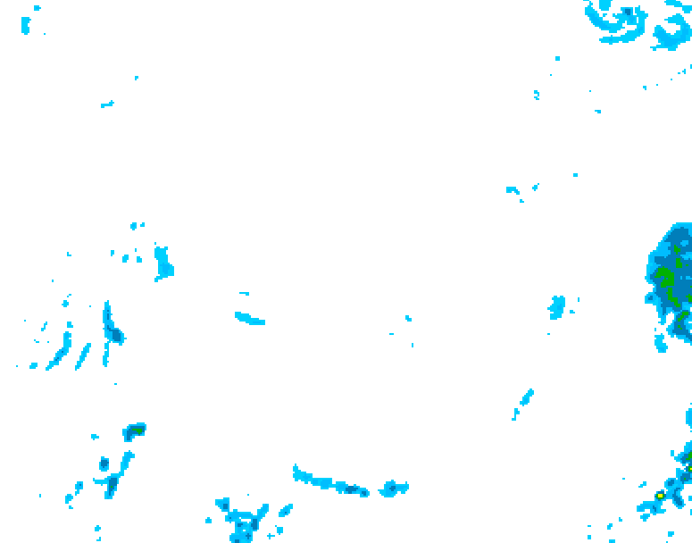 GDPS precipitation 090 hour forecast chart for Canada based on 2026/04/07 1200Z data