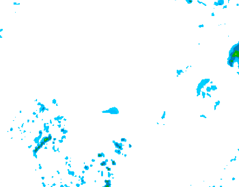 GDPS precipitation 108 hour forecast chart for Canada based on 2026/04/07 1200Z data